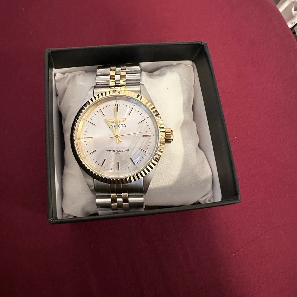 Invicta Two-Tone Silver and Gold Watch